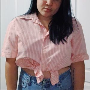 🍊🌷 tommy hilfiger stripped button down top 🌷🍊
